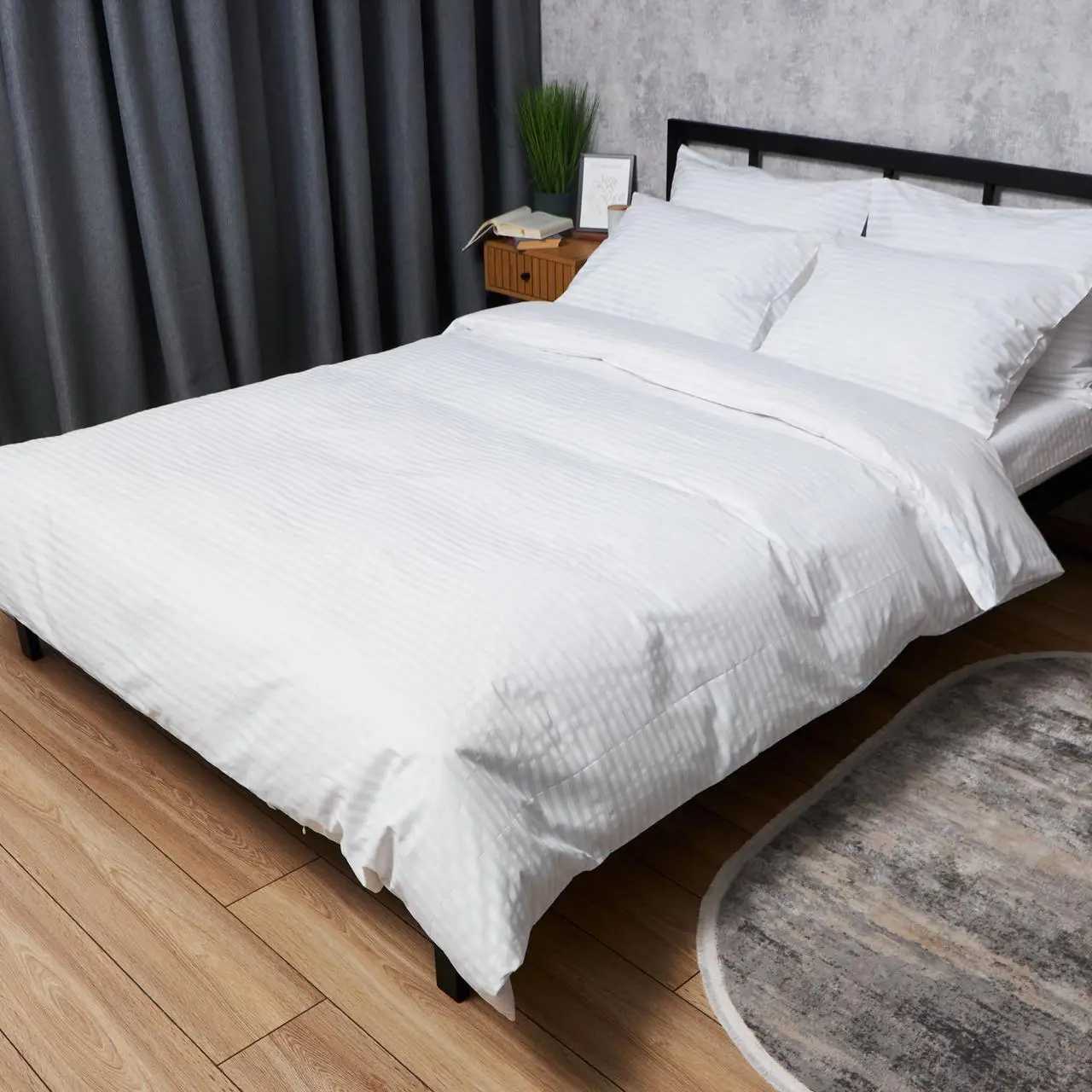 Комплект постільної білизни Moon&Star Бязь Gold Люкс White Harmony (MS-890000627) - Фото 1