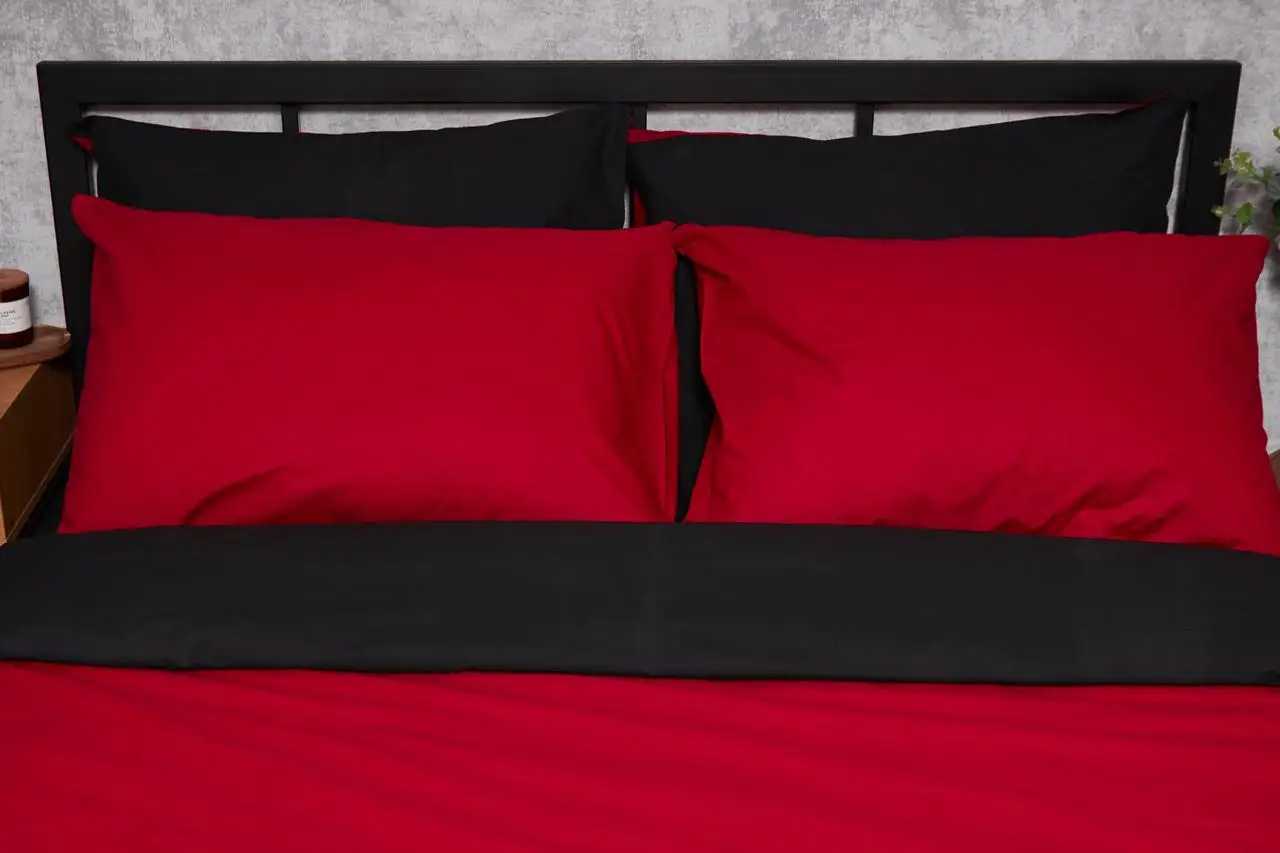 Наволочка Moon&Star Бязь Gold Люкс Cherry Black 60х60 см 2 шт. (MS-840000010) - Фото 1