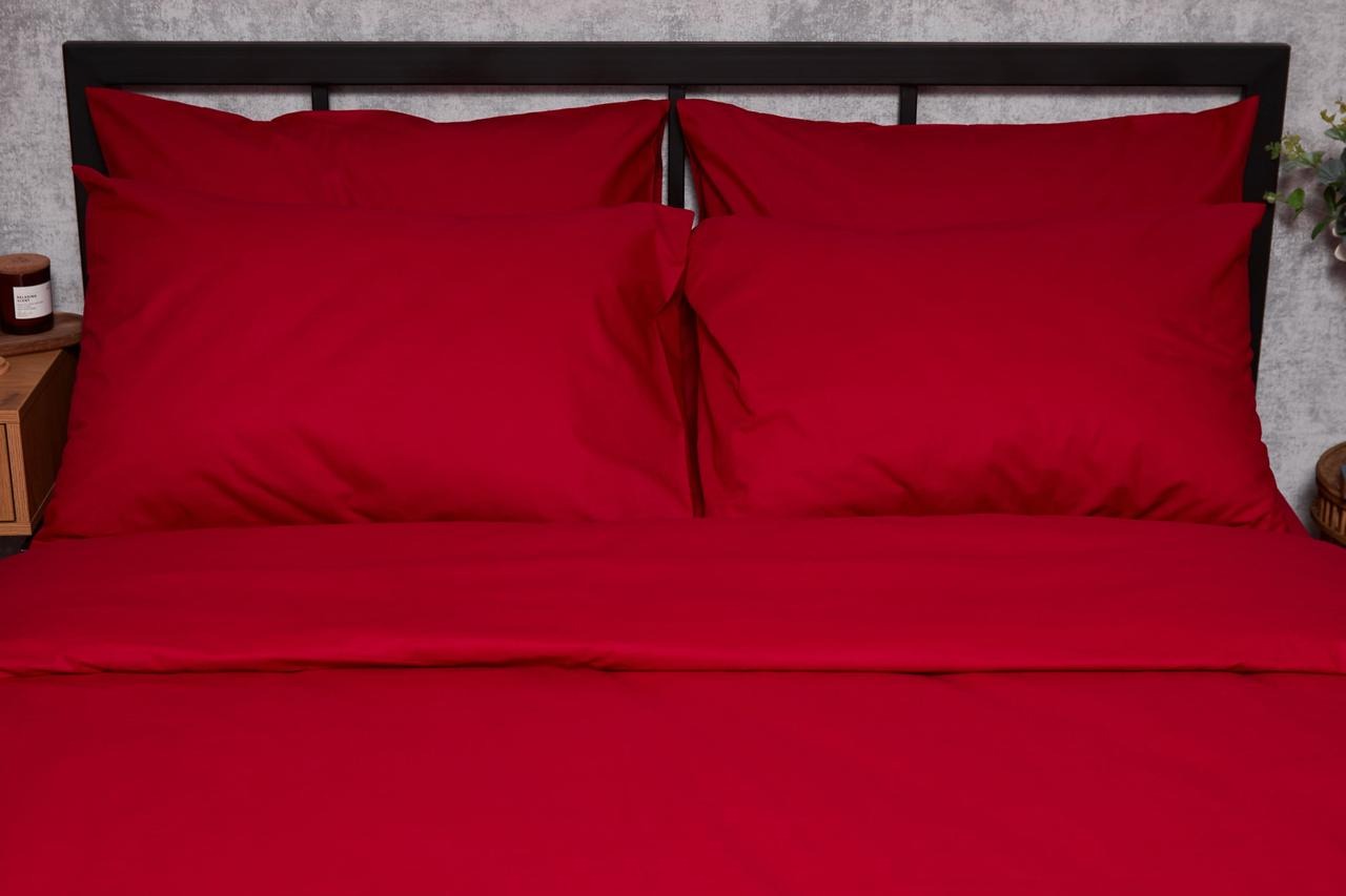 Наволочка Moon&Star набор Бязь Gold Люкс Cherry Red 50х50 2 шт. (MS-840000014) - Фото 1