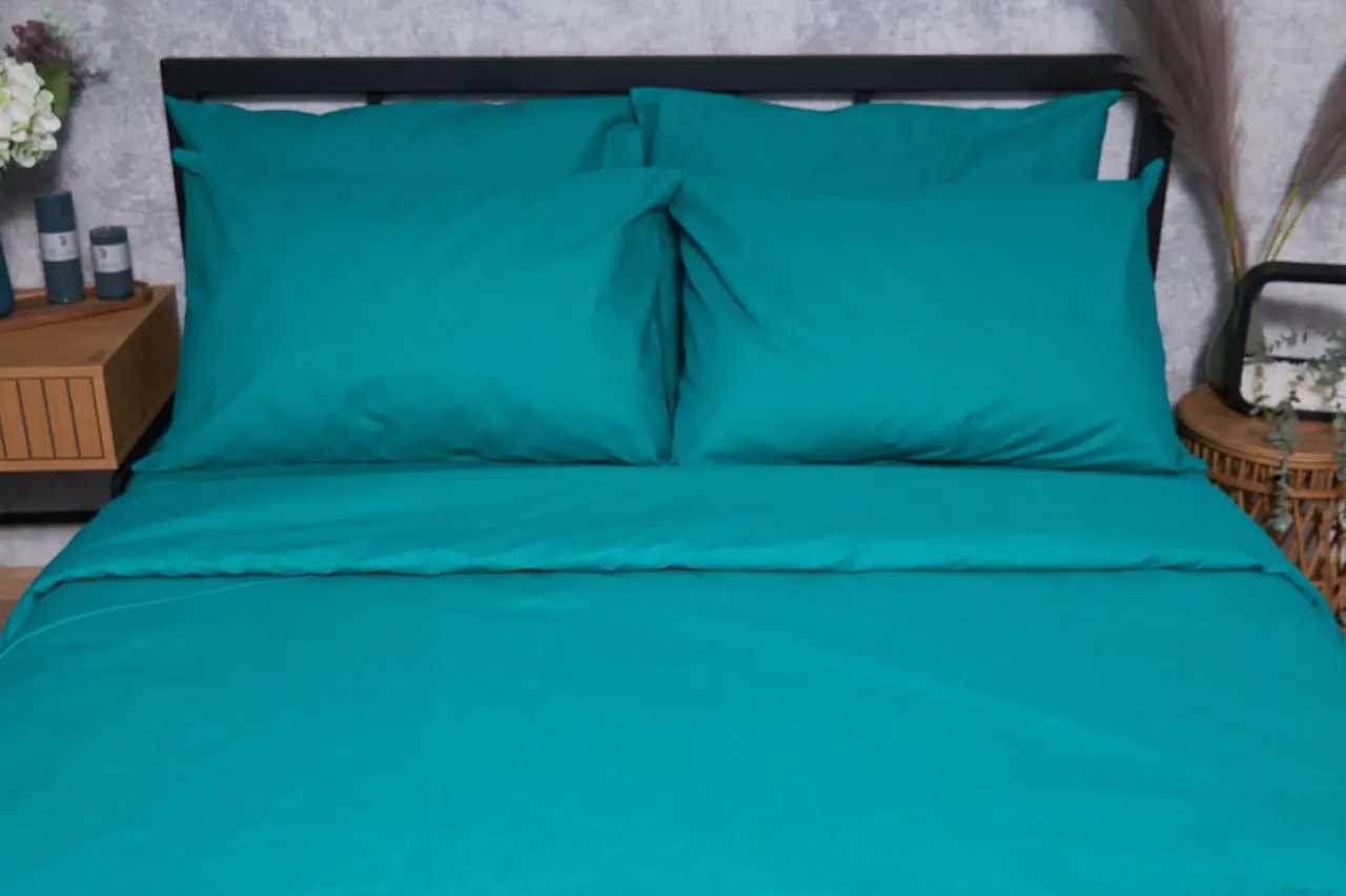 Наволочка Moon&Star Бязь Gold Люкс Green Deep 40х60 см 2 шт. (MS-840000049) - Фото 1