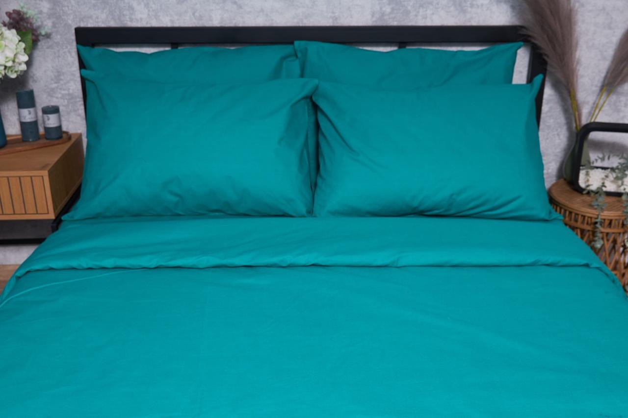 Наволочка Moon&Star набор Бязь Gold Люкс Green Deep 50х50 2 шт. (MS-840000050) - Фото 1