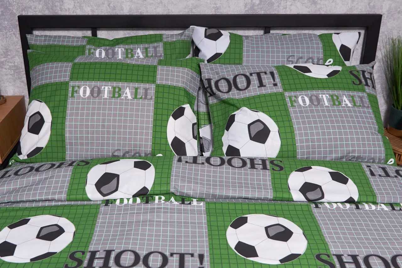 Наволочка Moon&Star Бязь Gold Люкс Football 60х60 см 2 шт. (MS-840000172) - Фото 1