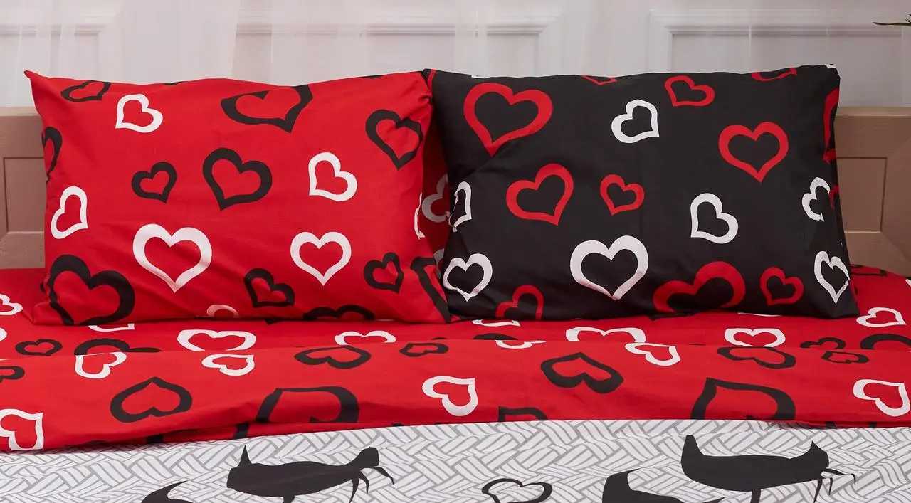 Наволочка Moon&Star Бязь Gold Люкс Love Cats 60х60 см 2 шт. (MS-840000268) - Фото 1