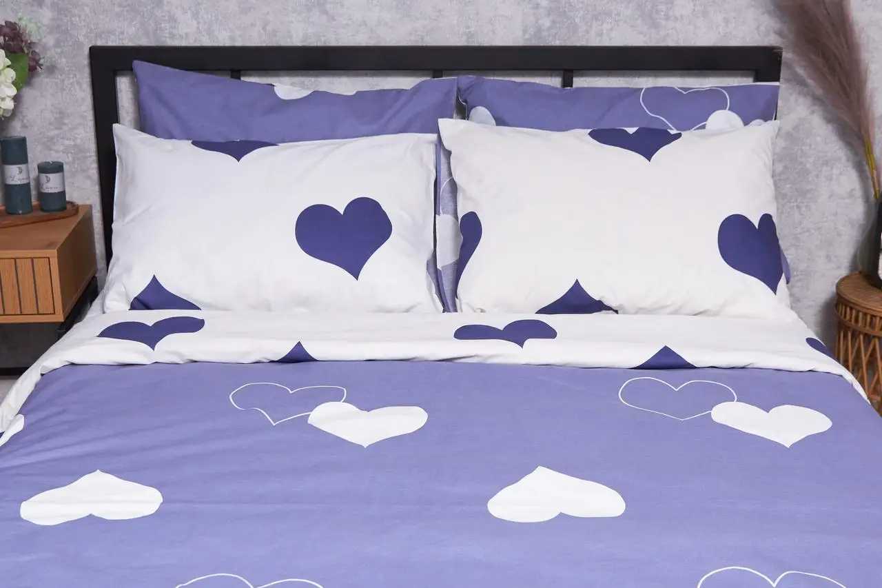 Наволочка Moon&Star Бязь Gold Люкс Royal Blue 40х60 см 2 шт. (MS-840000355) - Фото 1