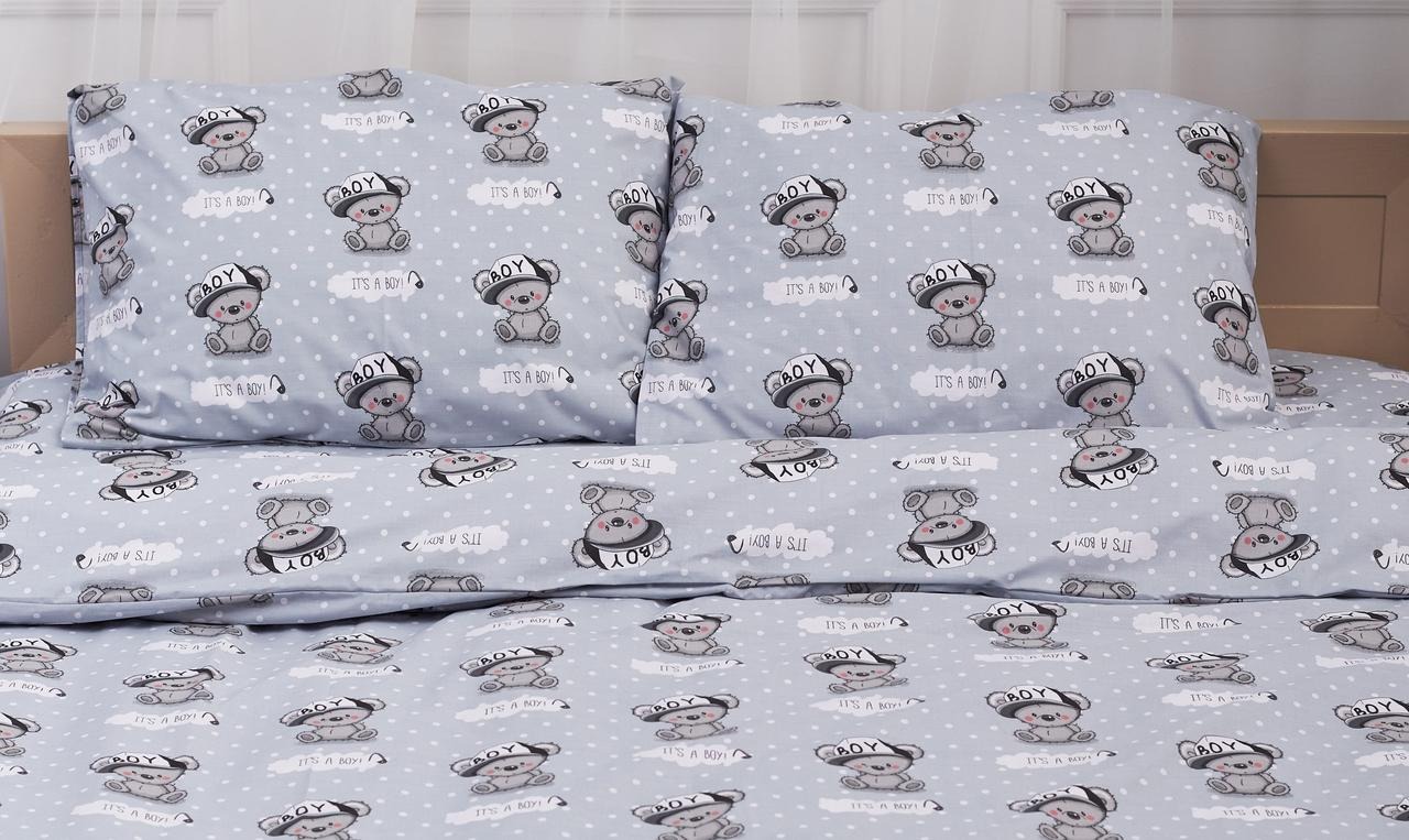 Наволочка Moon&Star набір Бязь Gold Люкс Teddy Boy 50х50 2 шт. (MS-840000368) - Фото 1