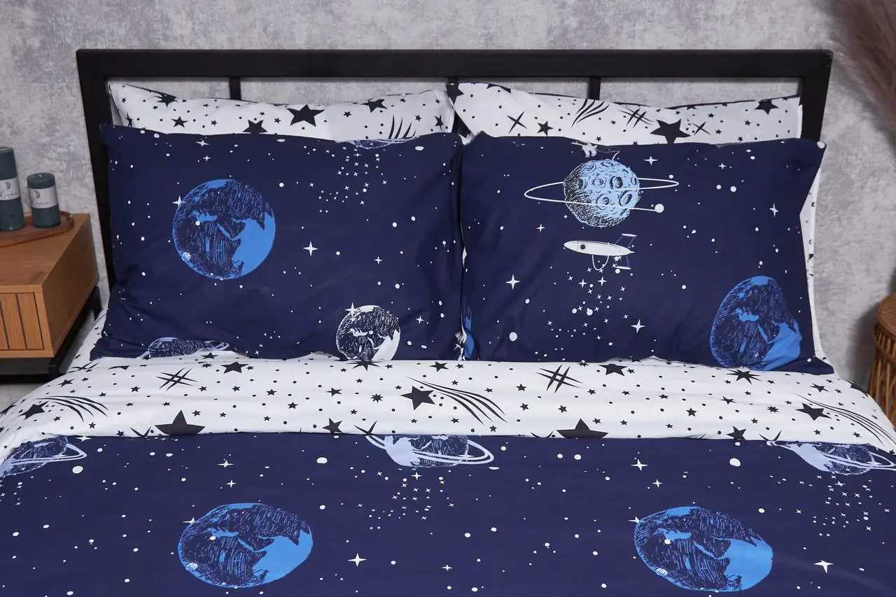 Наволочка Moon&Star Ranforce Elite Cosmos 40х40 2 шт. (MS-840000372) - Фото 1