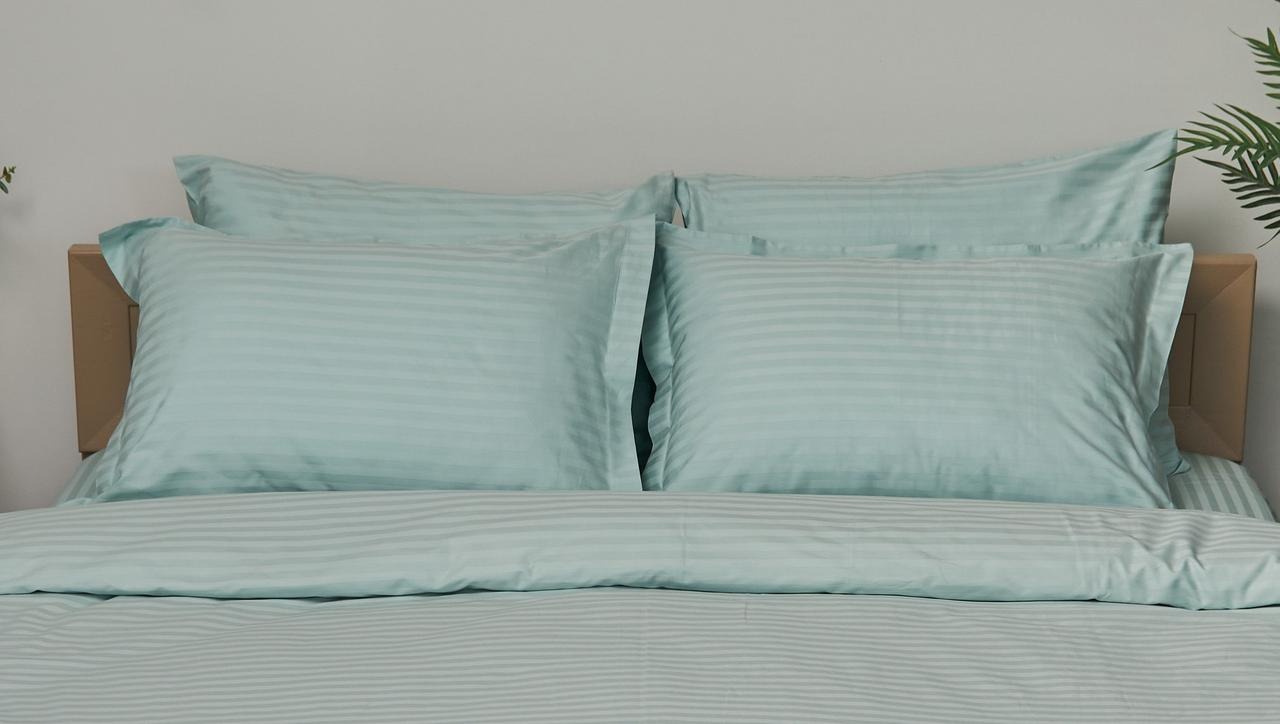 Купити Наволочка Moon&Star набір Satin Stripe Stripe Mint 50х50 2 шт. (MS-840000416) - Фото 1 Наволочка Moon&Star набір Satin Stripe Stripe Mint 50х50 2 шт. (MS-840000416) - Фото 1