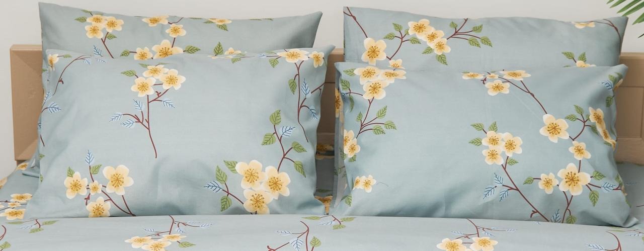 Наволочка Moon&Star набор Микросатин Premium Spring Flower 50х50 см 2 шт. (MS-840000554) - Фото 1