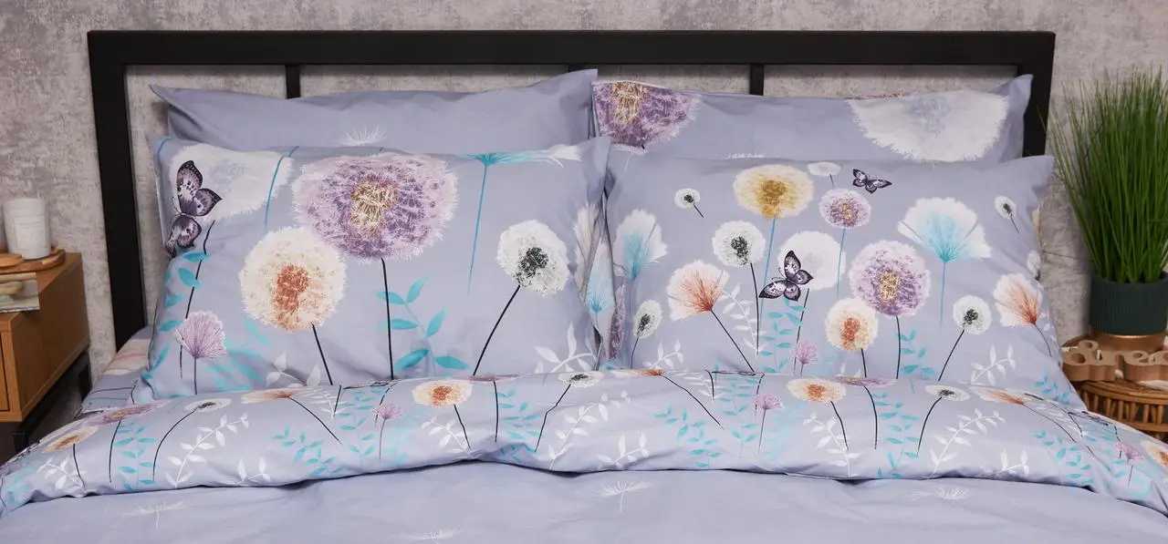 Наволочка Moon&Star Бязь Gold Люкс Dandelion Dreams 60х60 см 2 шт. (MS-840000706) - Фото 1
