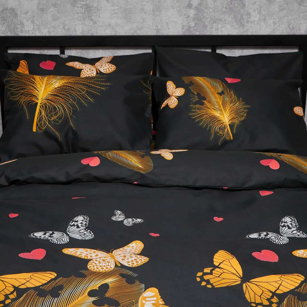 Наволочка Moon&Star Микросатин Premium Golden Flutter 60х60 см 2 шт. (MS-840001102) - Фото 1