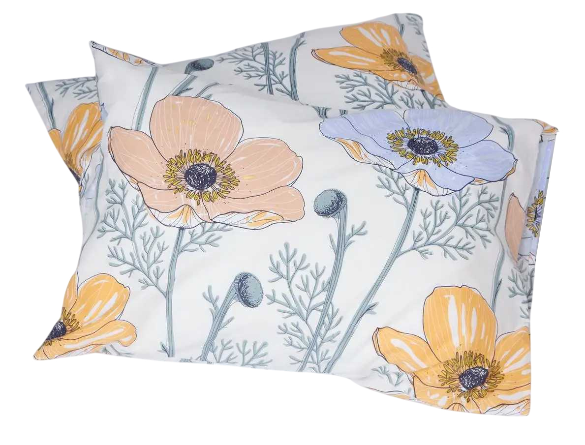 Наволочка Moon&Star Ranforce Elite Gold Poppy 40х60 см 2 шт. (MS-840001183) - Фото 1