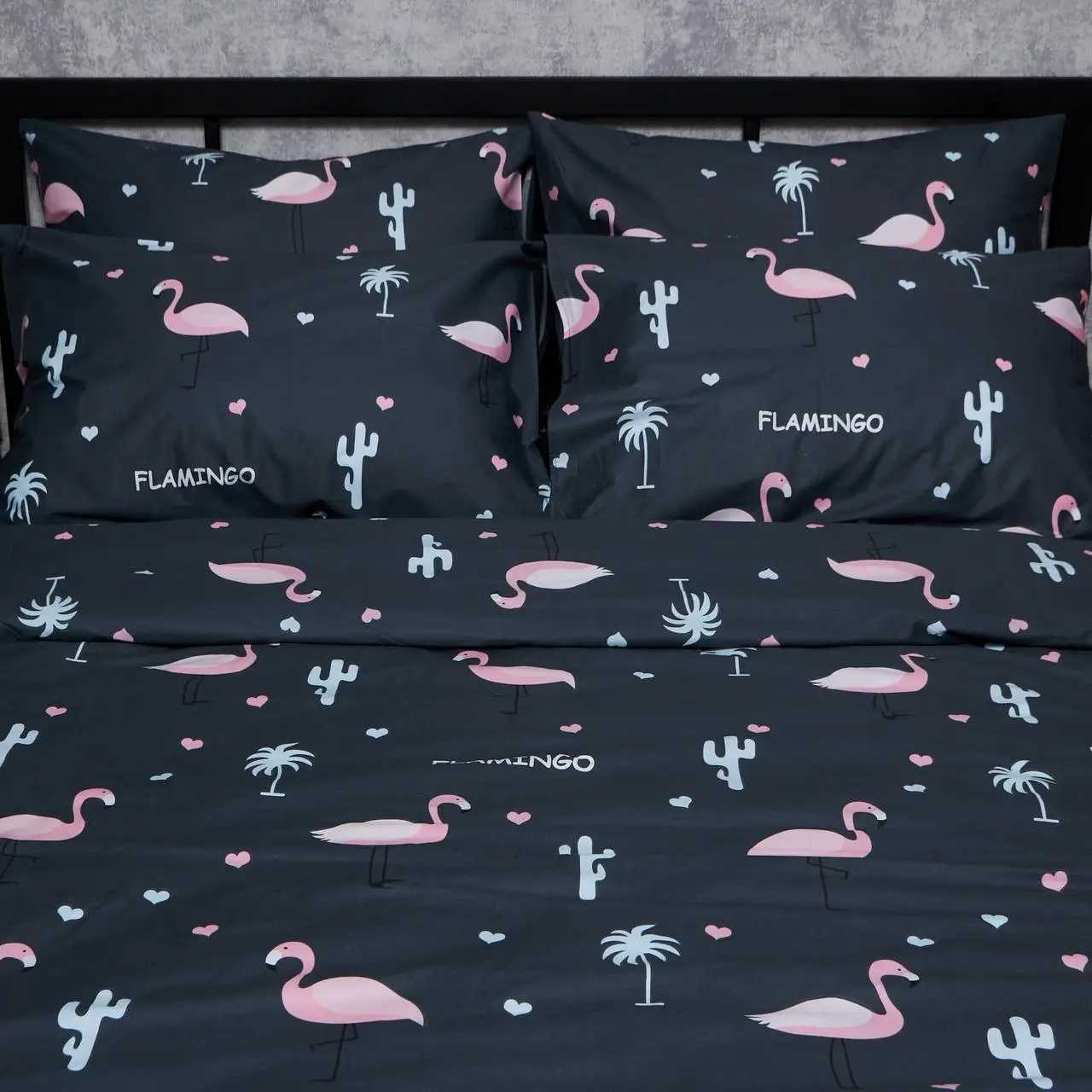 Наволочка Moon&Star Satin Elit Flamingo 40х60 2 шт (MS-840001195) - Фото 1
