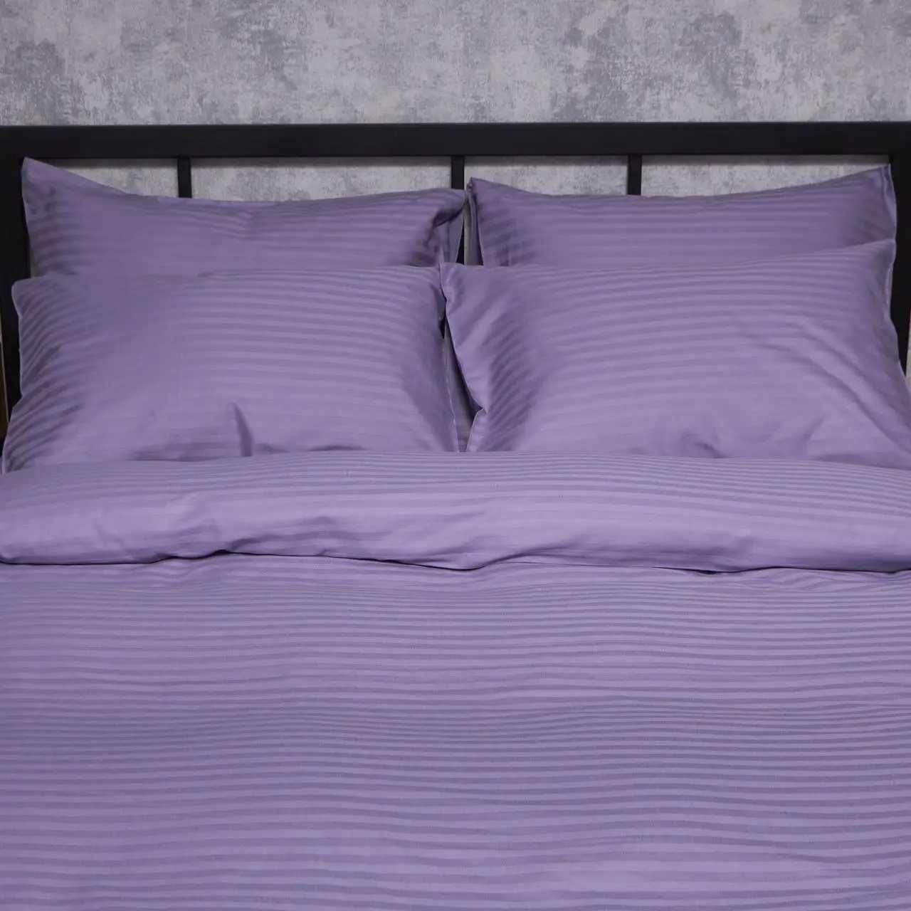 Наволочка Moon&Star Satin Stripe Soft Lilac 40х60 2 шт (MS-840001261) - Фото 1