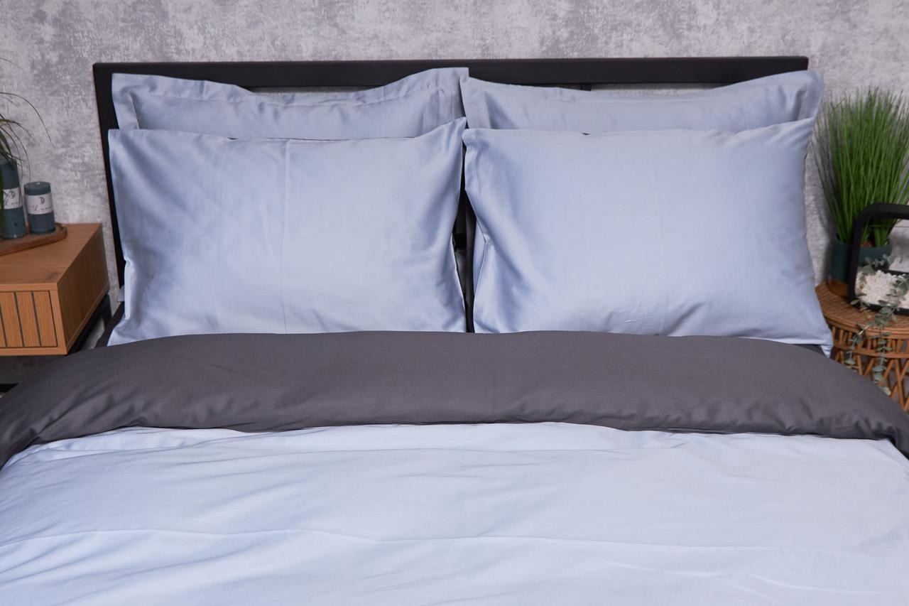 Наволочка Moon&Star набор Satin Premium Skyline Gray 50х50 2 шт. (MS-840000452) - Фото 1