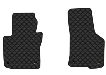 Коврики из экокожи в салон авто передние EVAtech для Octavia A5 (AT, 4 clips) Skoda 2004-2013 2 поколение Liftback EU (SK12165AG2TL4BBB) - Фото 1