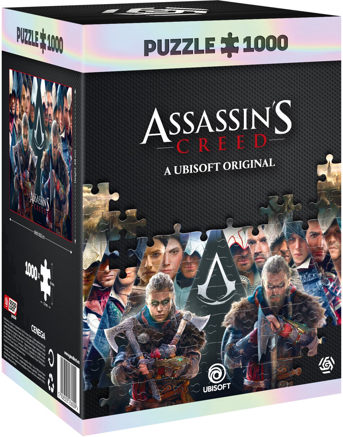 Пазли картонні (8 +) Good Loot Assassins Creed Legacy puzzles 1000 шт. (5908305236009) - Фото 1