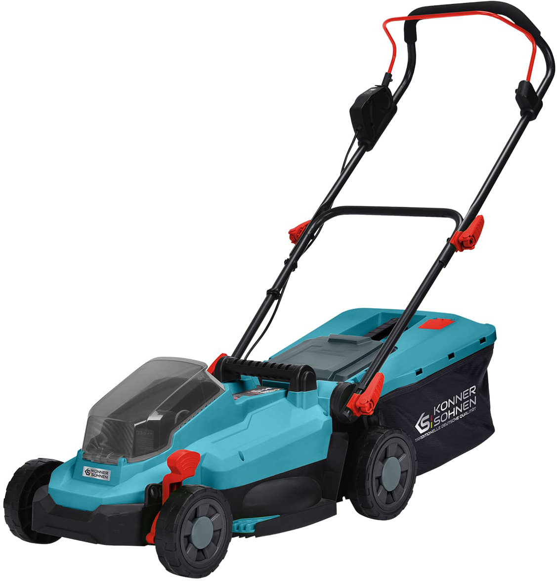 Газонокосилка аккумуляторная Konner&Sohnen KS33LM-20V - Фото 1