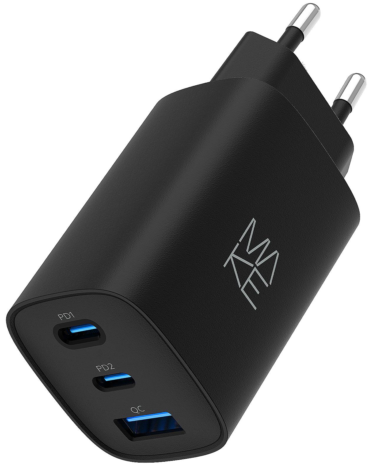 Купить Сетевое зарядное устройство MAKE 65W GaN 2xPD + QC3.0 Black (MCW-6531GBK) - Фото 1 Сетевое зарядное устройство MAKE 65W GaN 2xPD + QC3.0 Black (MCW-6531GBK) - Фото 1