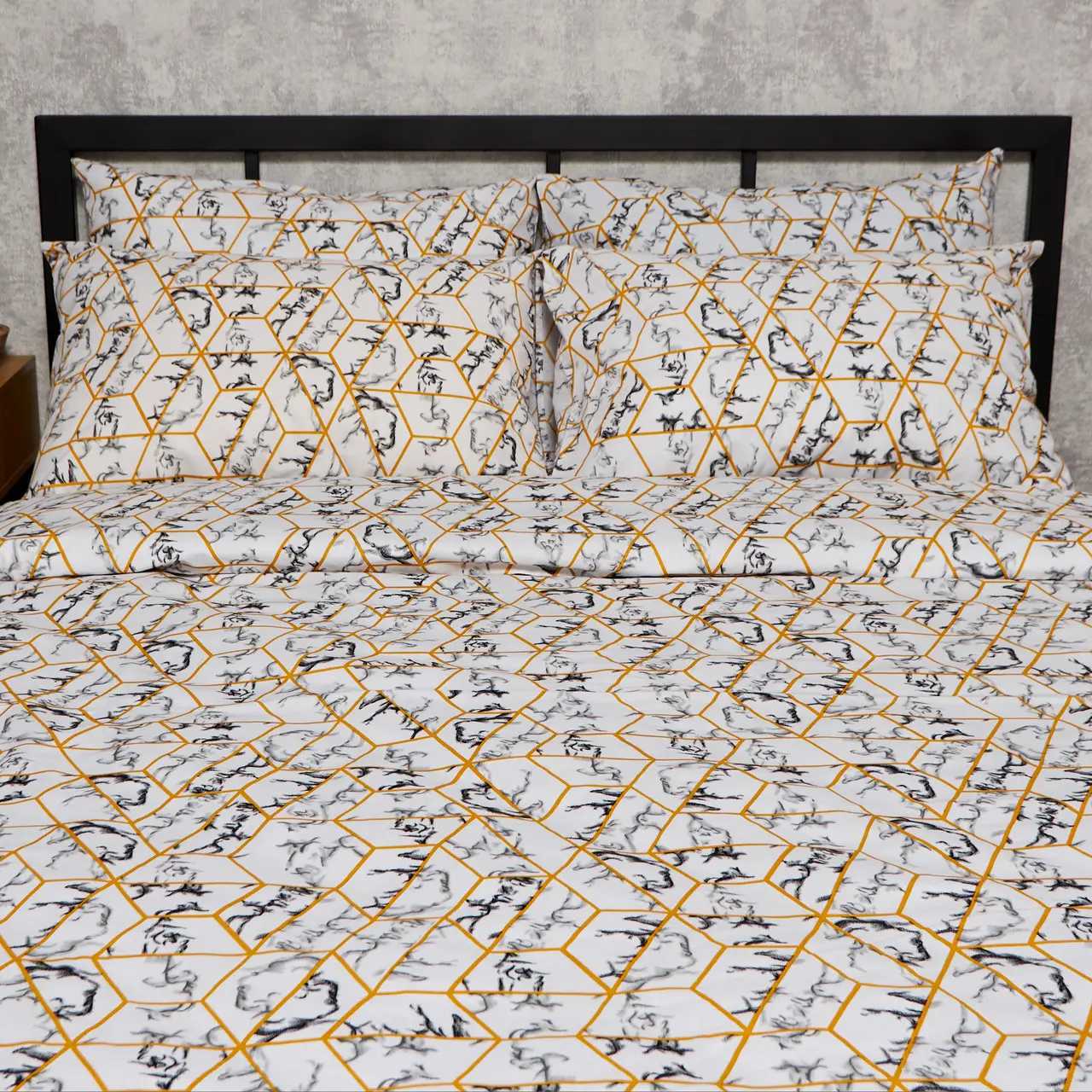 Наволочка Moon&Star Бязь Gold Люкс Modern Marble 70х70 2 шт (MS-840001403) - Фото 1
