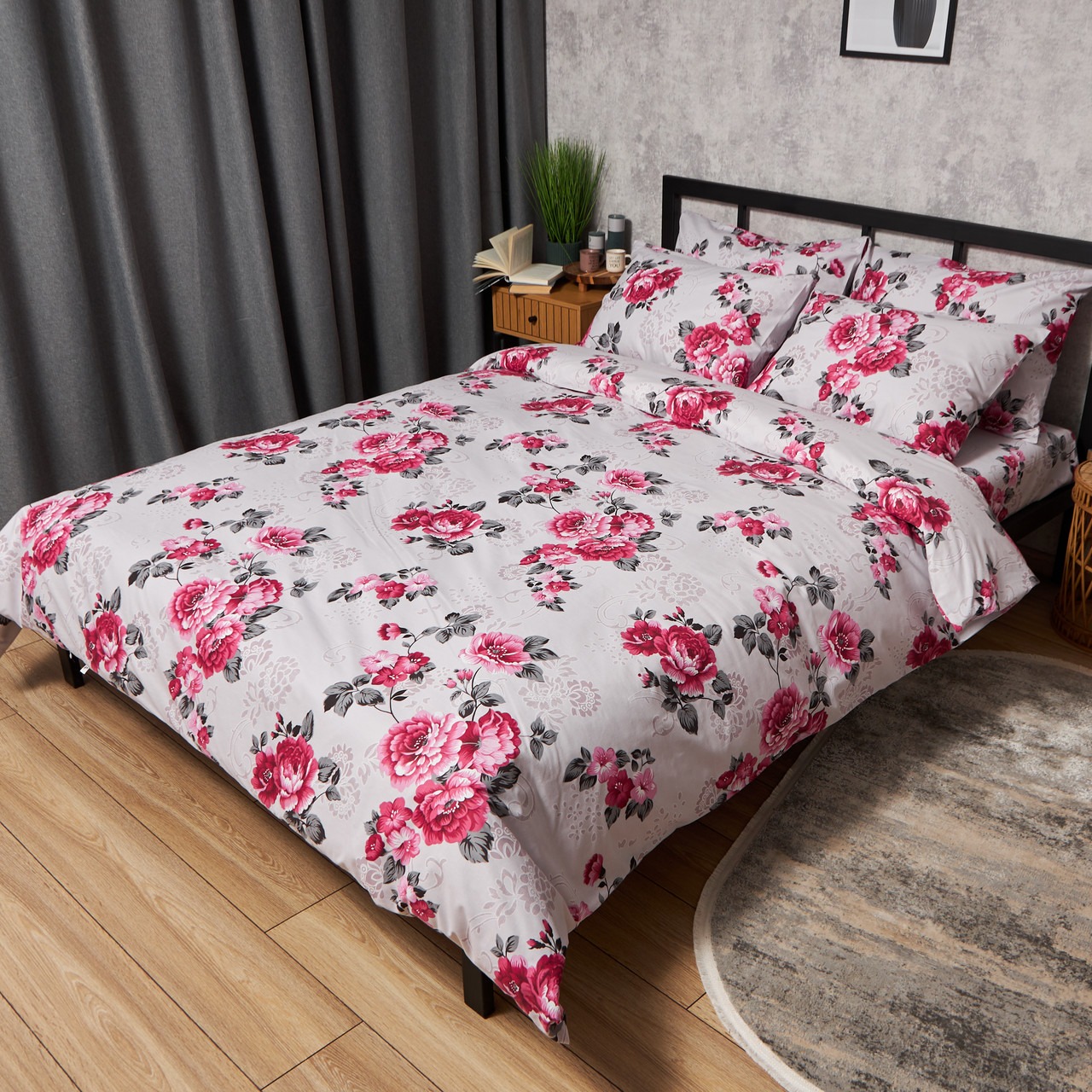 Купити Комплект постільної білизни Moon&Star Бязь Gold Люкс Rose Whisper 175х210 нав. 2х70х70 (MS-820009702) - Фото 1 Комплект постільної білизни Moon&Star Бязь Gold Люкс Rose Whisper 175х210 нав. 2х70х70 (MS-820009702) - Фото 1