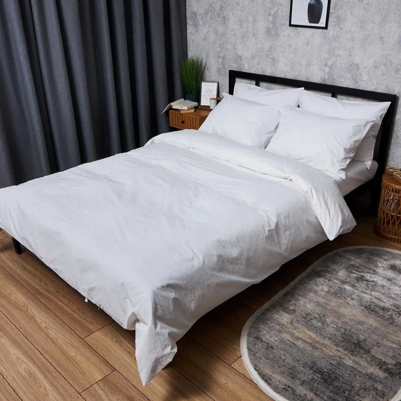 Комплект постільної білизни Moon&Star Бязь Gold Люкс Soft Elegance 143х210 нав. 4х50х70 (MS-820006878) - Фото 1