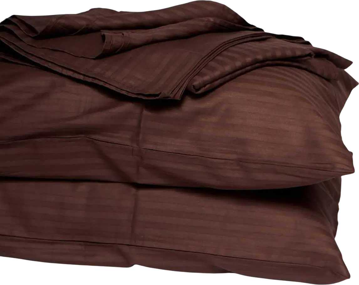 Купити Комплект постільної білизни Moon&Star прост. 220х240 + 2 нав. 70х70 Satin Stripe Warm Espresso (MS-880000659) - Фото 1 Комплект постільної білизни Moon&Star прост. 220х240 + 2 нав. 70х70 Satin Stripe Warm Espresso (MS-880000659) - Фото 1