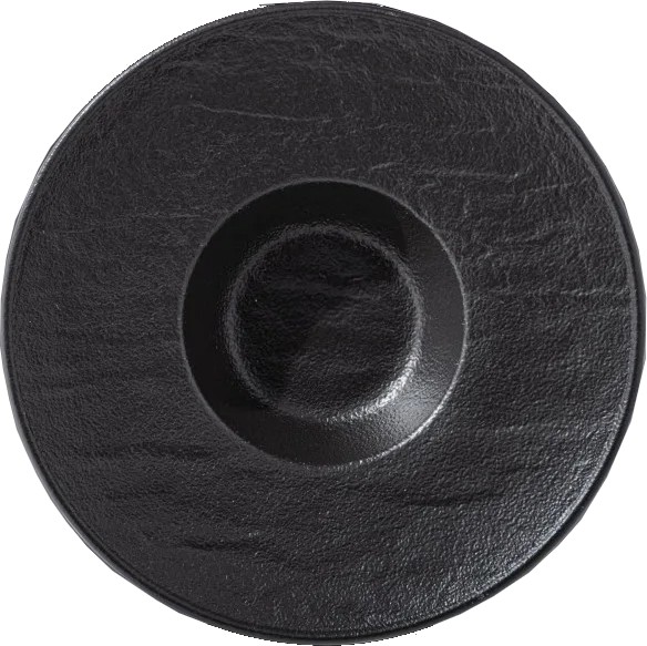 Тарелка суповая Wilmax Slatestone Black 24 см (WL-661115 / A) - Фото 1