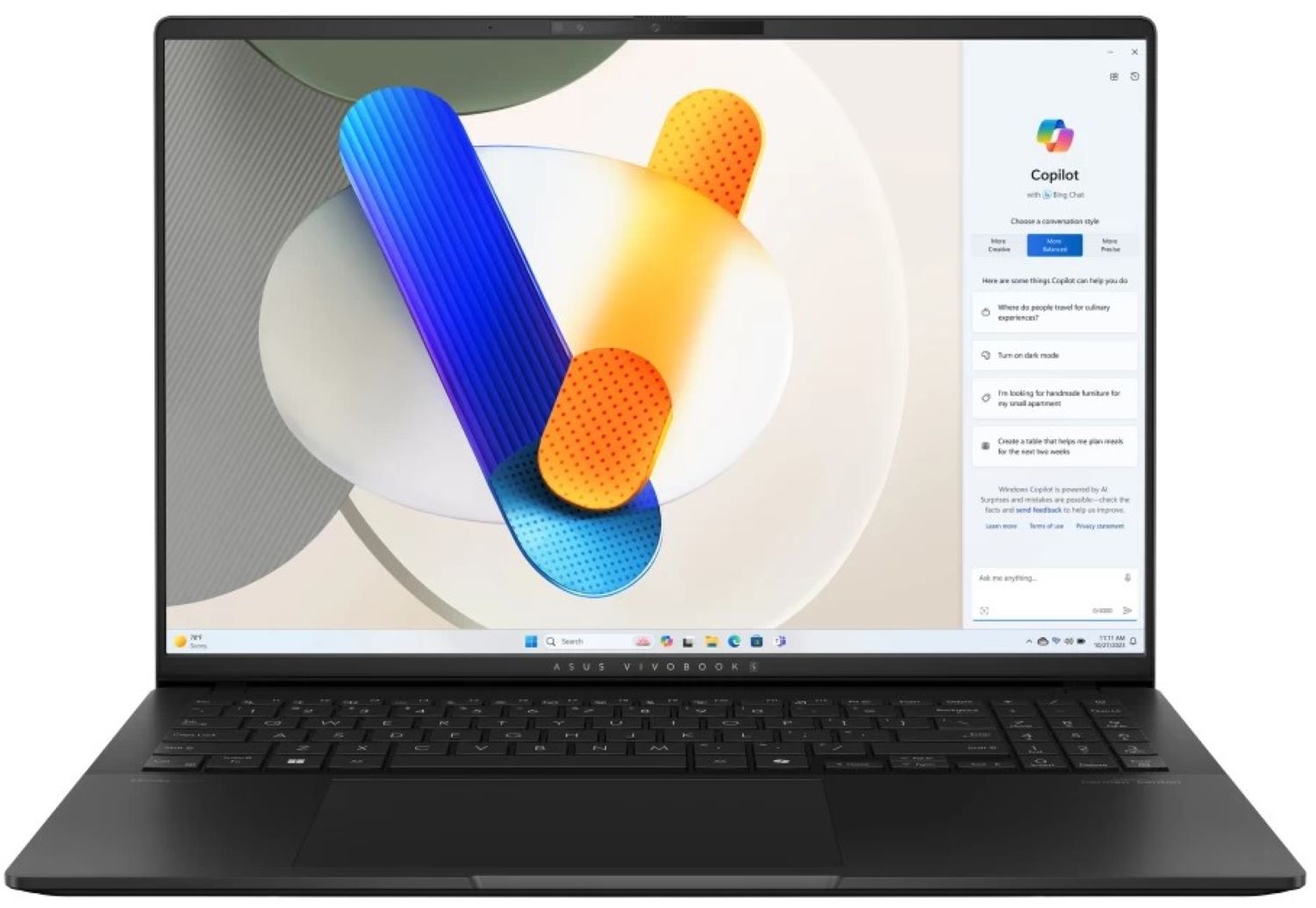 Ноутбук Asus Vivobook S 16 S5606CA-RI081 Neutral Black - Фото 1