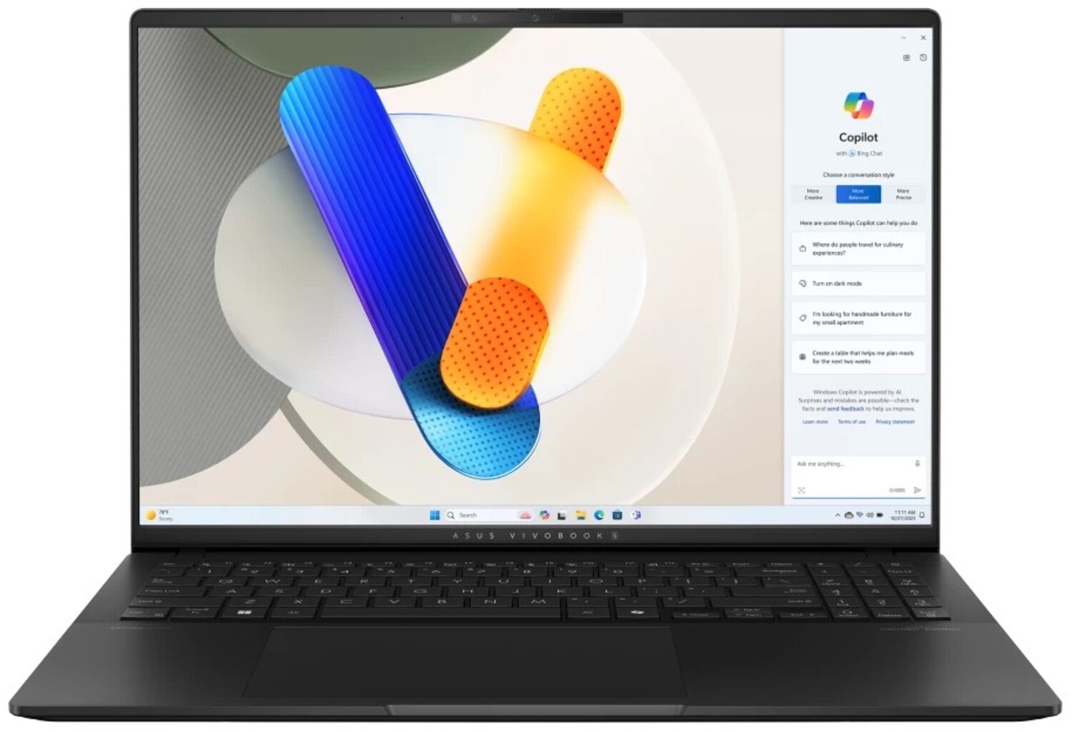 Ноутбук Asus Vivobook S 16 S5606CA-RI083 Neutral Black - Фото 1