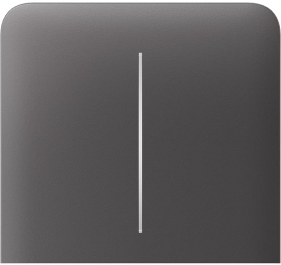 Кнопка LightSwitch боковая для двухклавишного выключателя Ajax SideButton Vertical 2-gang for LightSwitch, Jeweler, grey (000046487) - Фото 1