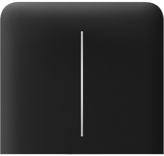 Кнопка LightSwitch боковая для двухклавишного выключателя Ajax SideButton Vertical 2-gang for LightSwitch, Jeweler, Black (000046484) - Фото 1
