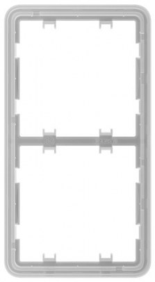 Рамки для выключателя для LightSwitch на 2 секции Ajax Frame 2 seats for LightSwitch Vertical (000037733) - Фото 1