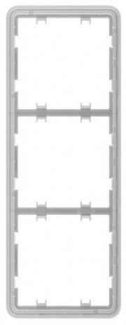 Рамки для выключателя для LightSwitch на 3 секции Ajax Frame 3 seats for LightSwitch Vertical (000046132) - Фото 1