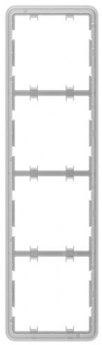 Рамки для выключателя для LightSwitch на 4 секции Ajax Frame 4 seats for LightSwitch Vertical (000046133) - Фото 1