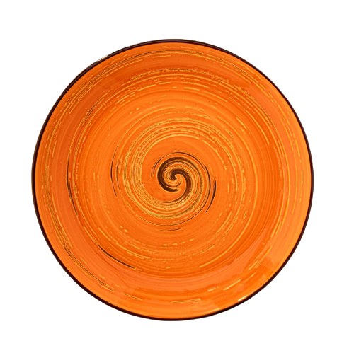 Тарелка обеденная Wilmax Spiral Orange 23 см (WL-669313 / A) - Фото 1