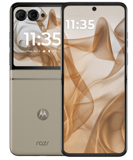 Смартфон Motorola Razr 50 8/256Gb Beach Sand - Фото 1