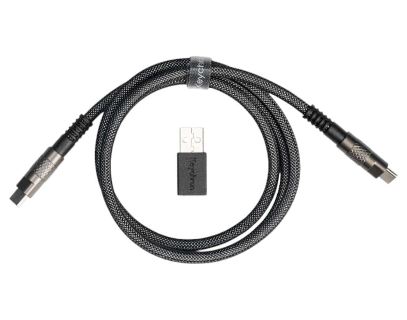Кабель синхронизации данных Keychron USB-A/USB-C > USB-C 1m (CAB21_KEYCHRON) - Фото 1
