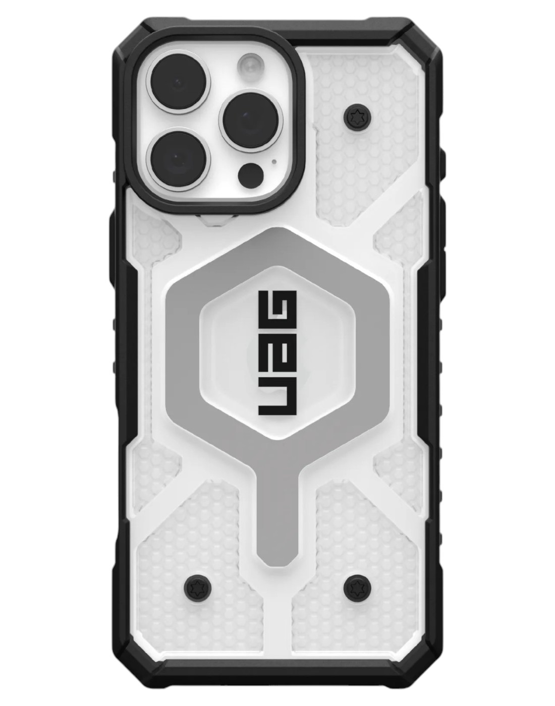 Чехол для смартфона UAG for Apple iPhone 16 Pro Max, Pathfinder Clear Magsafe, Ice (114465114343) - Фото 1
