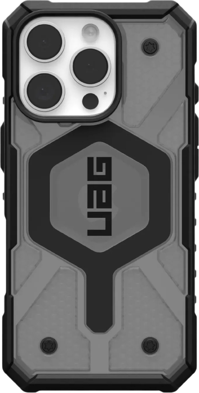 Чехол для смартфона UAG for Apple iPhone 16 Pro, Pathfinder Clear Magsafe, Ash (114464113131) - Фото 1