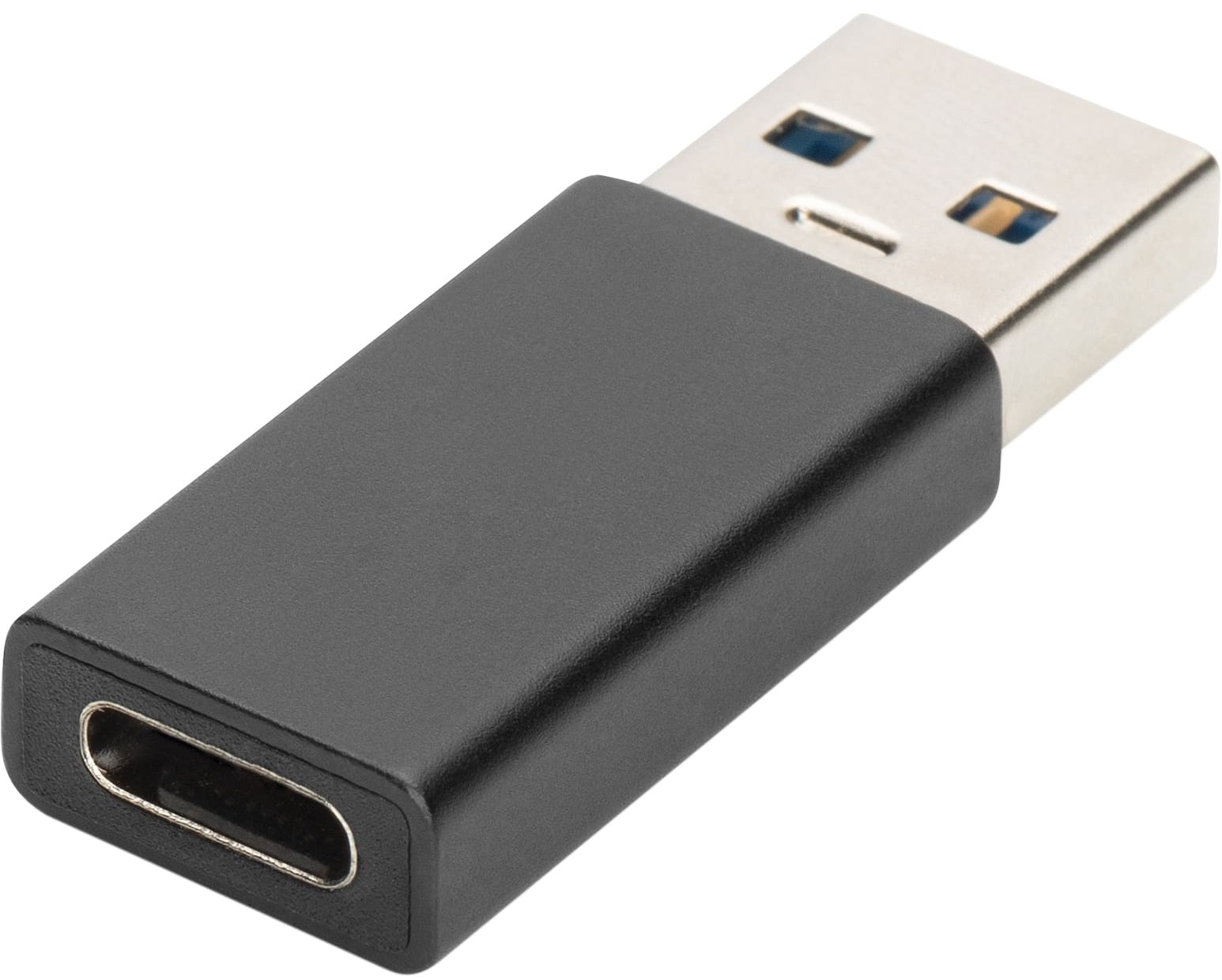 Переходник Digitus  USB-A - USB-C (M/F), 3A, 5GB, ver. 3.0 (AK-300524-000-S) - Фото 1