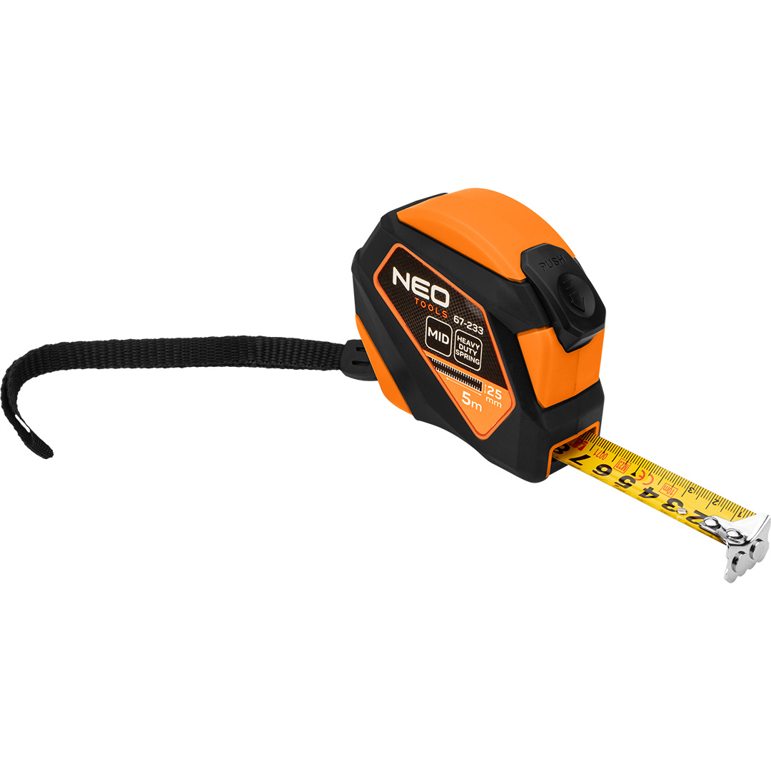 Рулетка Neo Tools 67-233 5мx25мм - Фото 1