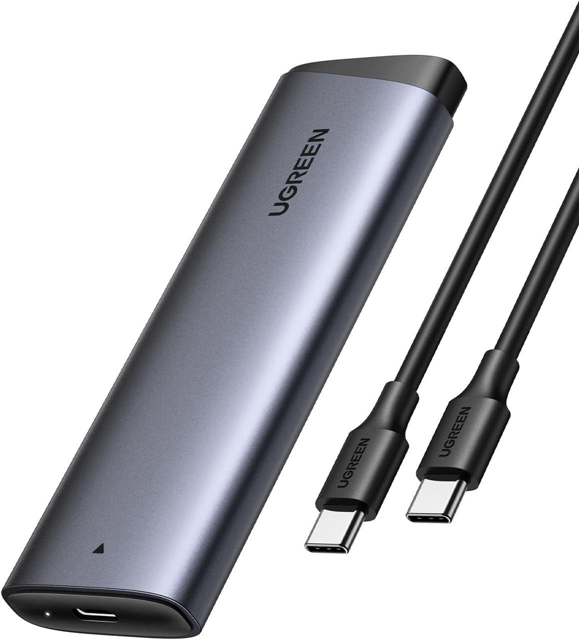 Купить Внешний карман UGREEN CM767 USB 3.2 Gen 2 M.2 NVMe Gray (35267) - Фото 1 Внешний карман UGREEN CM767 USB 3.2 Gen 2 M.2 NVMe Gray (35267) - Фото 1