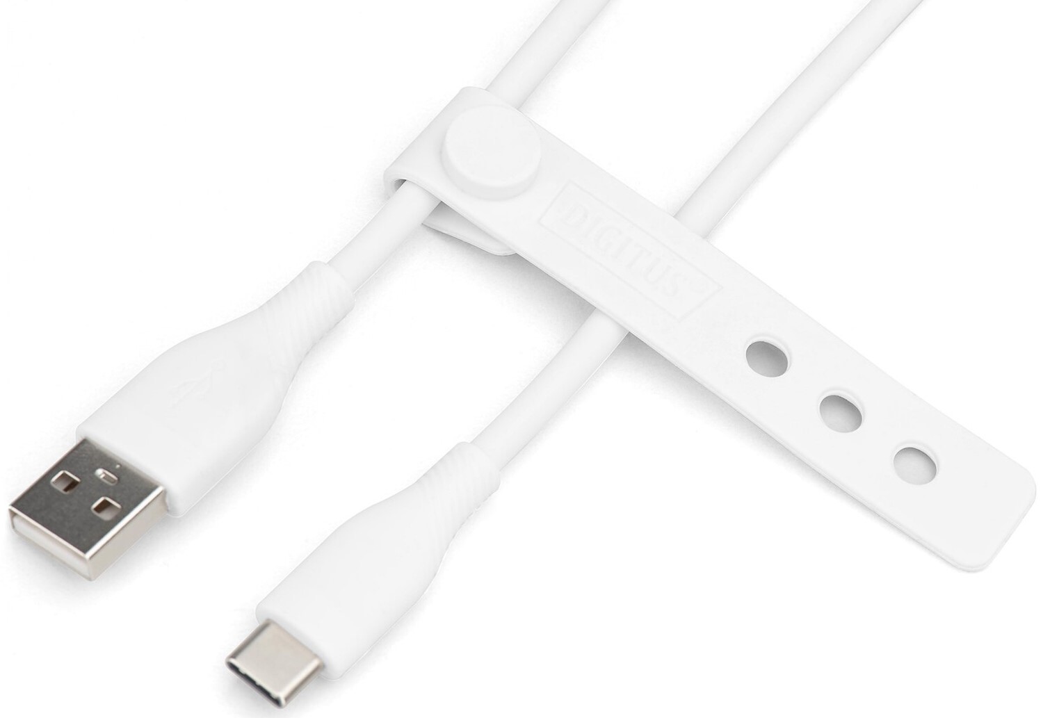 Кабель USB Type-A - USB Type-A Digitus USB-A > USB-C 2m (AK-300340-020-W) - Фото 1