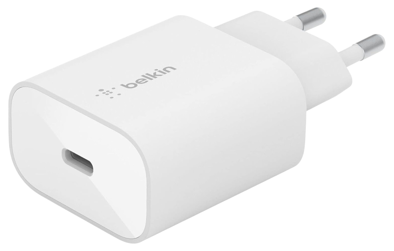 Сетевое зарядное устройство Belkin 25Вт USB-С PD PPS, кабель USB-С > Lightning 1m White (WCA004VF1MWH-B5) - Фото 1