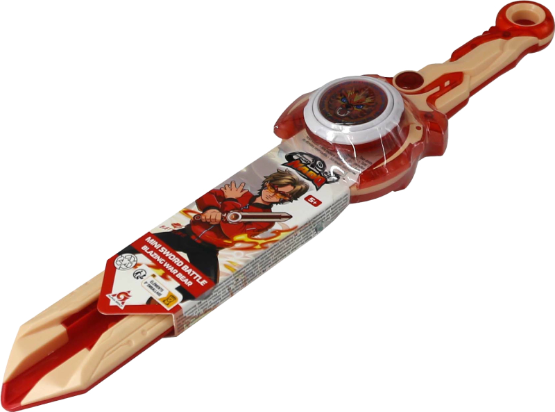 Волчок Auldey Infinity Nado VI Mini Sword Battle Пылающий Боевой Медведь (Blazing War Bear) (EU654201B) - Фото 1