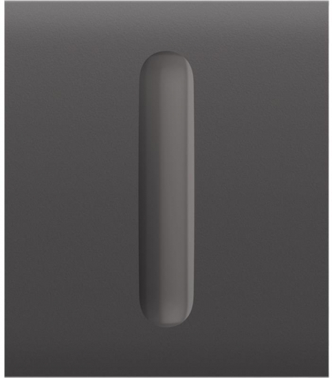 Кнопка LightSwitch центральная для одноклавишного выключателя Ajax CenterButton Dimmer 1-gang 2-way for LightSwitch, Jeweler, grey (000051274) - Фото 1