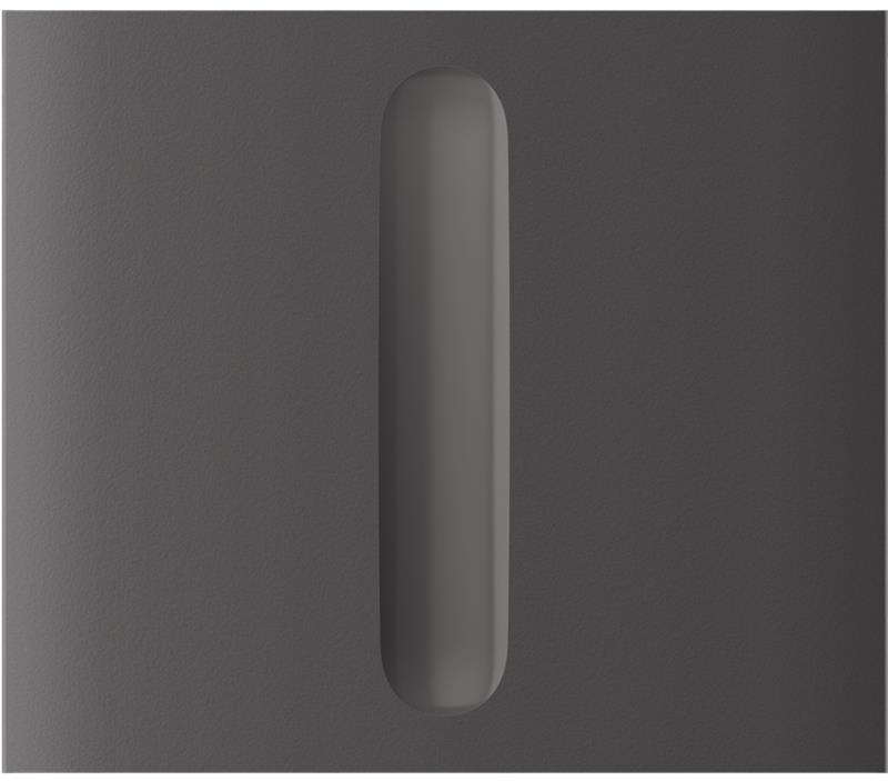 Кнопка LightSwitch центральная для одноклавишного выключателя Ajax CenterButton Dimmer Vertical 1-gang 2-way for LightSwitch, Jeweler, grey (000051296) - Фото 1