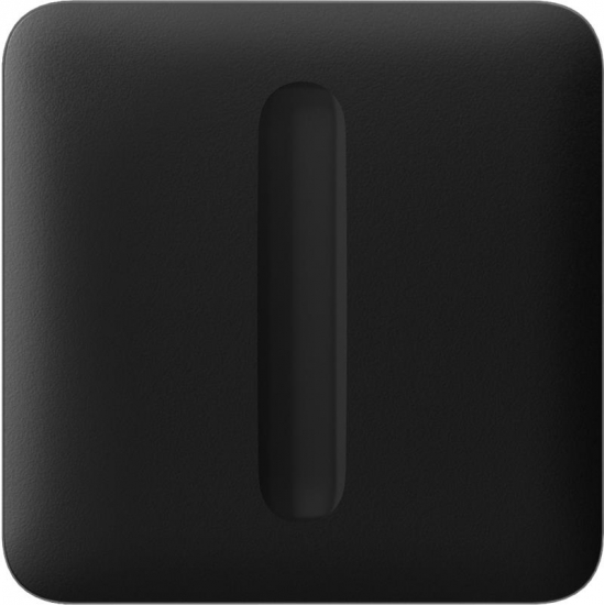 Кнопка LightSwitch для одноклавишного выключателя Ajax SoloButton Dimmer 1-gang 2-way for LightSwitch, Jeweler, Black (000051257) - Фото 1