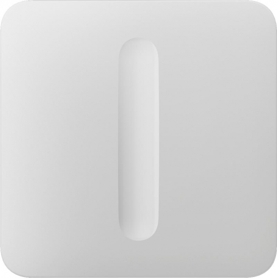 Кнопка LightSwitch для одноклавишного выключателя Ajax SoloButton Dimmer 1-gang 2-way for LightSwitch, Jeweler, white (000051264) - Фото 1