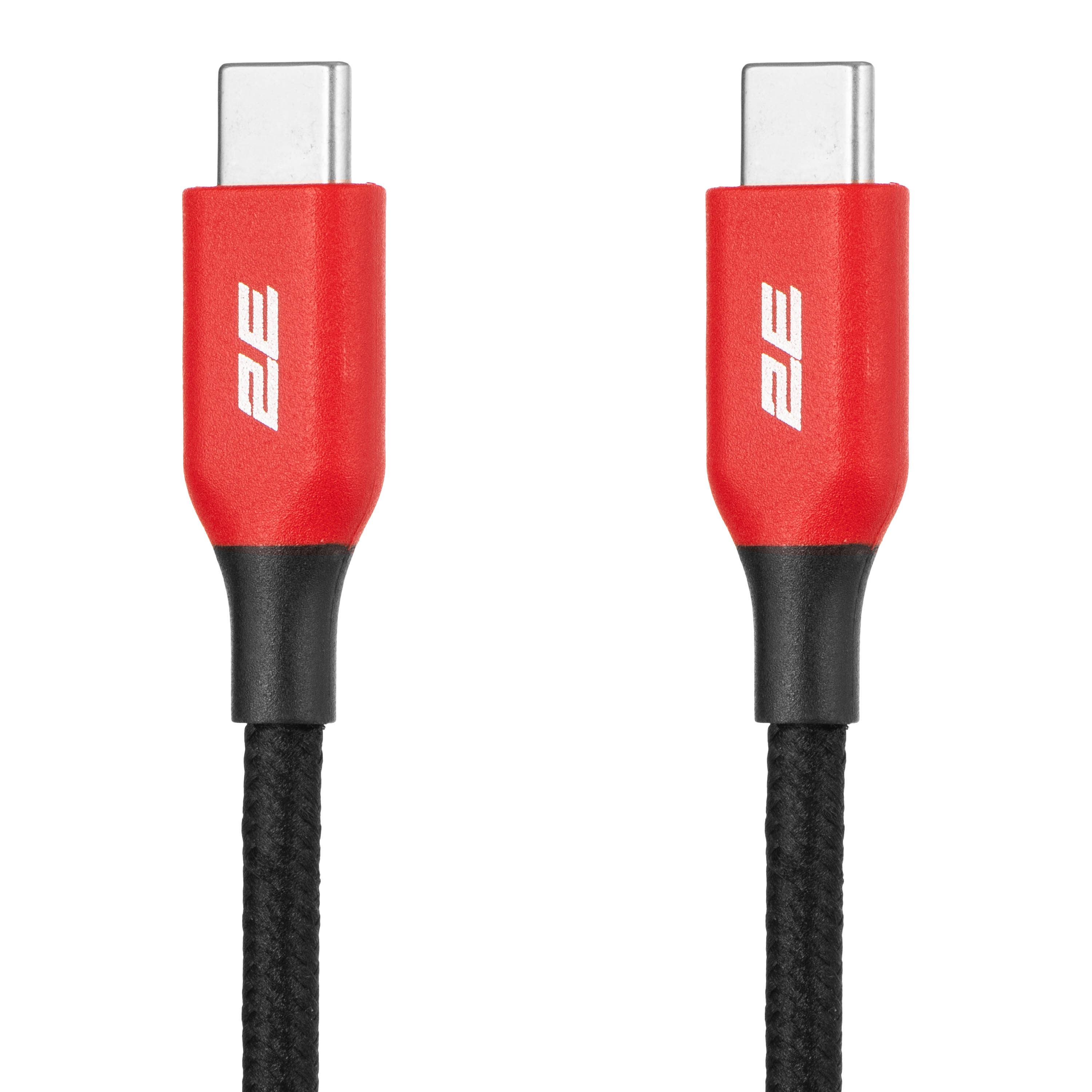 Кабель синхронизации данных 2E USB-C > USB-C (2E-CC100-WH) - Фото 1